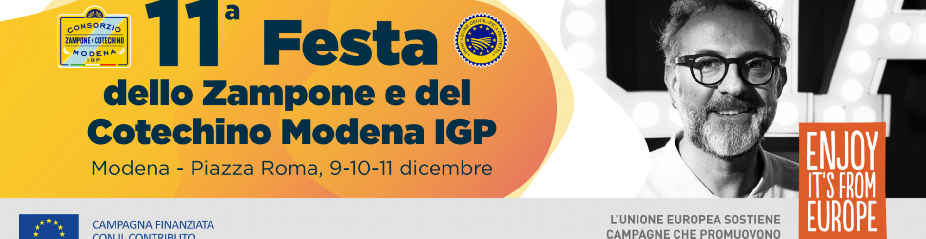 TUTTI PRONTI PER L’XI EDIZIONE DELLA FESTA DELLO ZAMPONE E DEL COTECHINO MODENA IGP